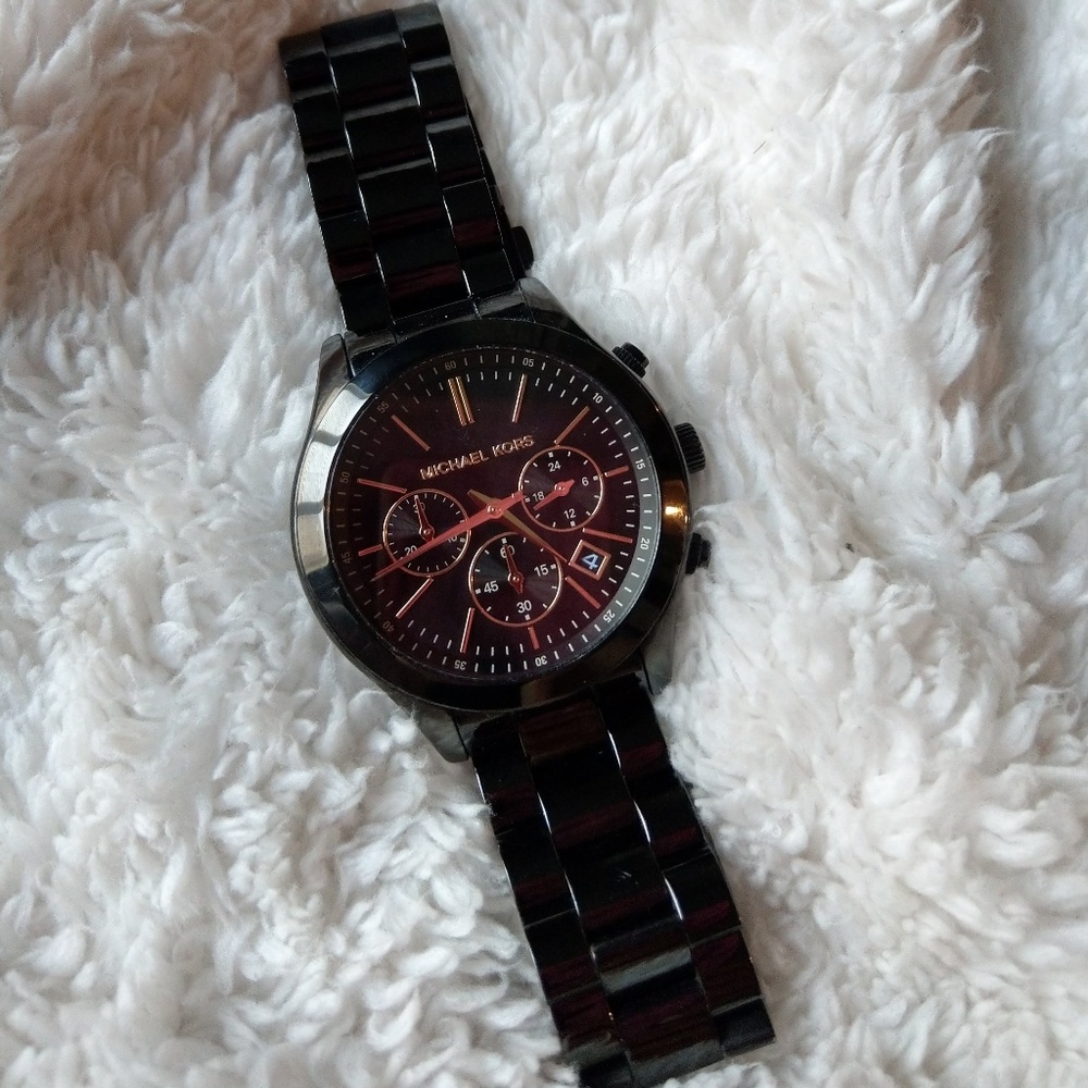 MICHAEL Michael Kors Women's Black Catwalk Chrono